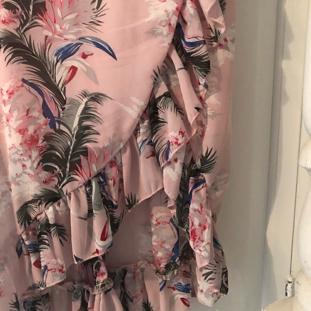 Pink Tropical Floral Cupshe Dress - Picture 5 of 8